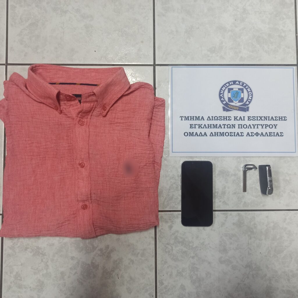 Άμεσα συνελήφθη ένα άτομο στην Χαλκιδική για κλοπές οχημάτων