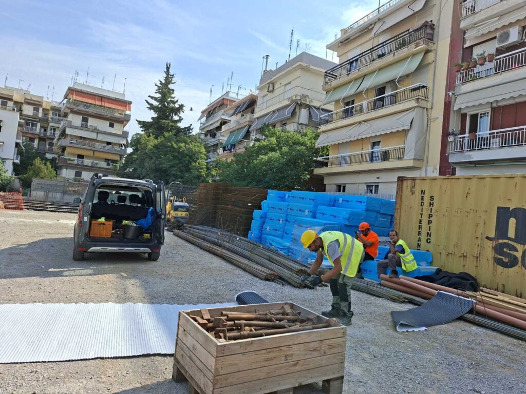 Σε πλήρη εξέλιξη οι εργασίες για το νέο διδακτήριο του 5ου Δημοτικού Σχολείου Αμπελοκήπων