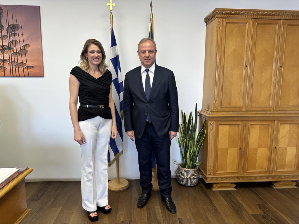 Συνάντηση Διονύση Σταμενίτη με την Υφυπουργό Εργασίας και Κοινωνικής Ασφάλισης