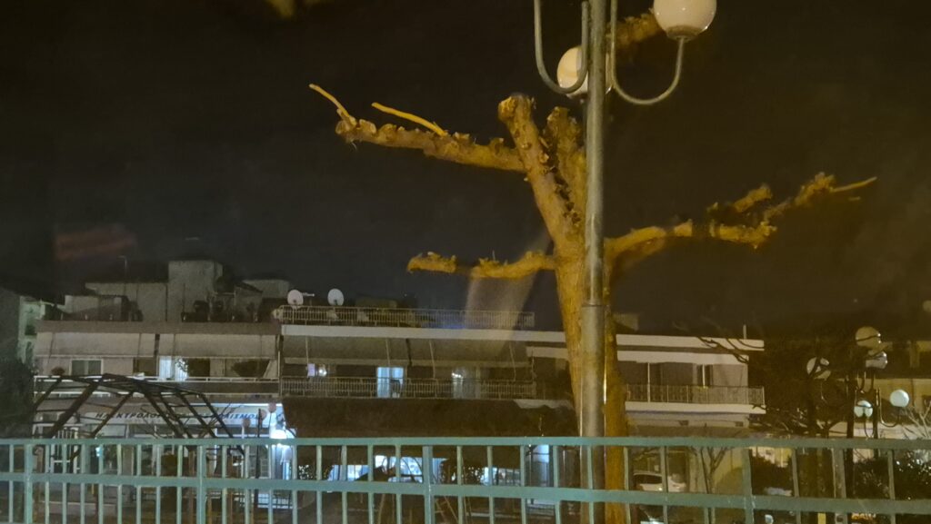 Αδιάφορος ο Δήμος Πέλλας για το στολισμό στις γειτονιές. Τραγική η εικόνα σε παιδική χαρά στα Σφαγεία