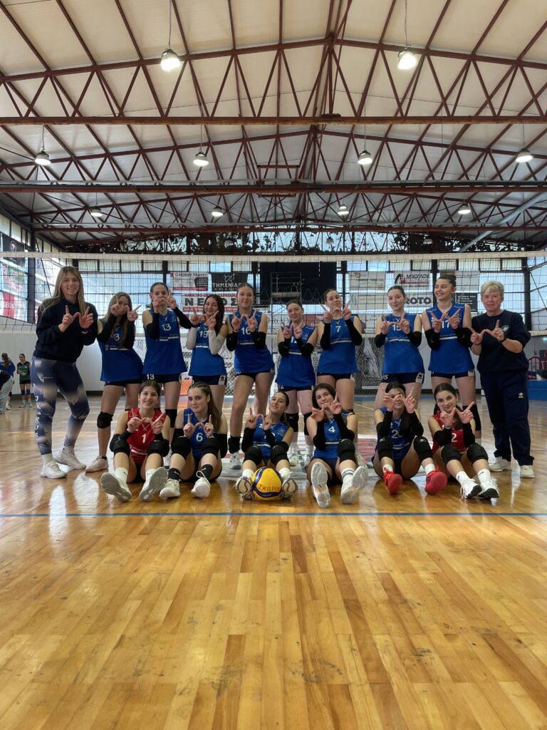 Στην κορυφή και αήττητη η ομάδα βόλεϊ Π.Α.Σ. ΙΚΑΡΟΣ ΕΔΕΣΣΑΣ στο πρωτάθλημα Παγκορασίδων (Κ16)