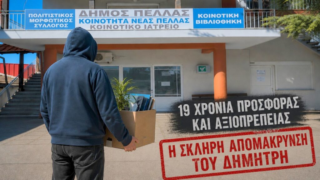 Η σκληρή απομάκρυνση του Δημήτρη από την κοινότητα της Νέας Πέλλας